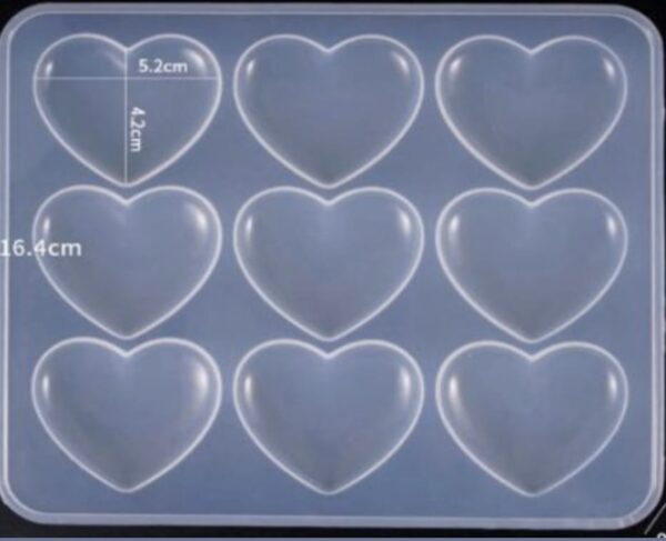 9 in 1 Love Keychain Mold