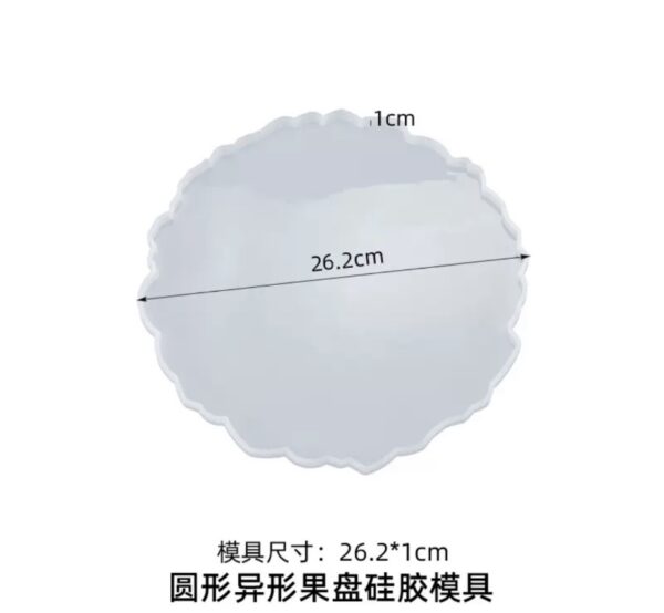 Big Irregular Round Tray Mold
