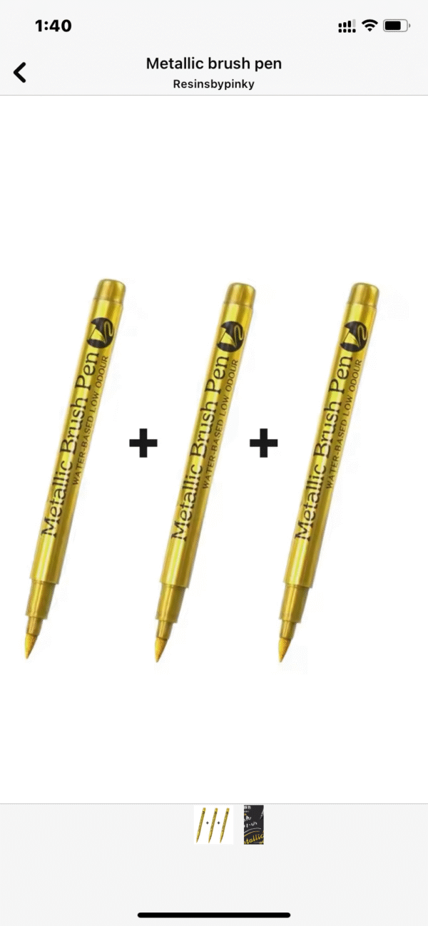 Metallic Pen Gold