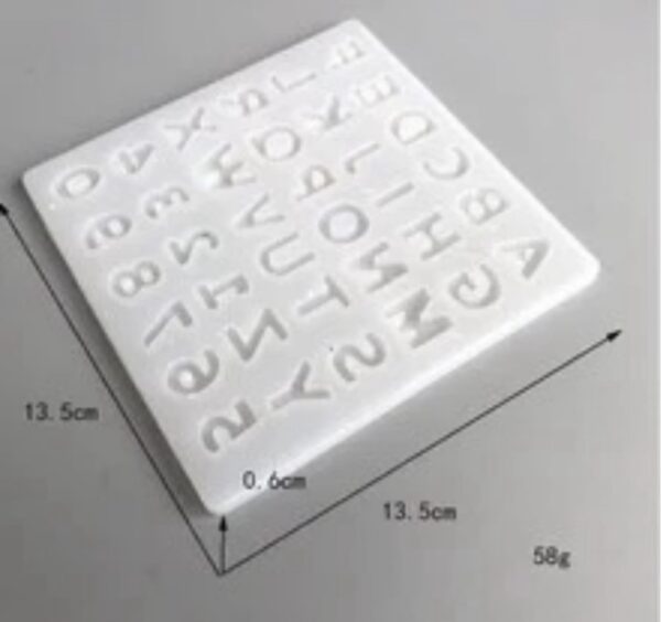 Small Alphabet Mold