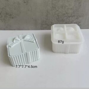 Bow Tie Trinket Storage Mold- Square