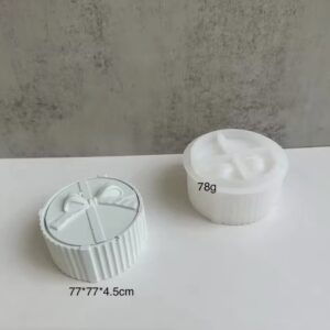 Bow Tie Trinket Storage Mold-Round