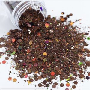 Chunky Glitters-Brown