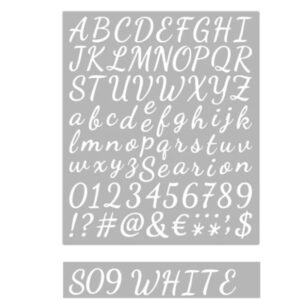 Vynil Sticker White