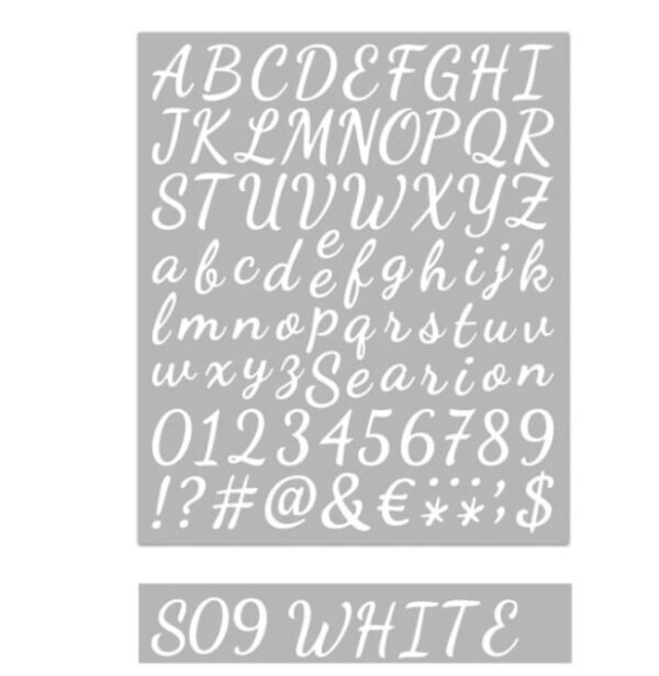 Vynil Sticker White