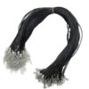 Leather Lace Cord Silver (5pieces)