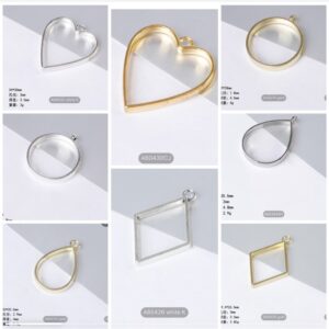 Open bezel (5 shapes in a pack)