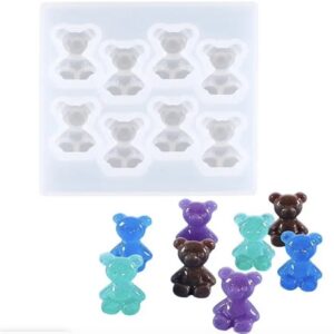 8 in 1 Teddy Bear Mold