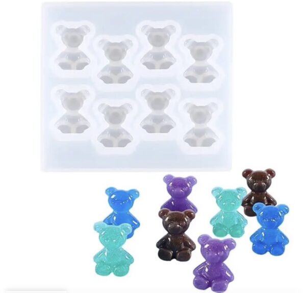 8 in 1 Teddy Bear Mold