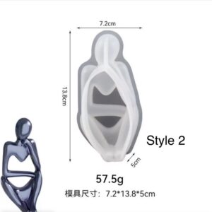 Thinkers Figurine Mold (Style 2)