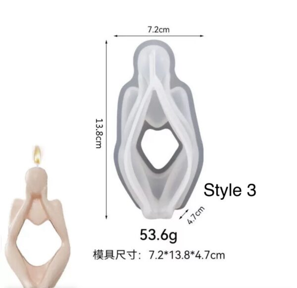Thinkers Figurine Mold (Style 3)