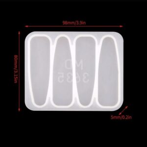 Hair Clip/Brooch Mold (Style 2)