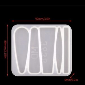 Hair Clip/Brooch Mold (Style 4)
