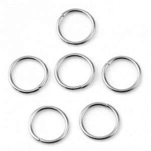 Jump Ring 10mm ( 100 pieces) Silver
