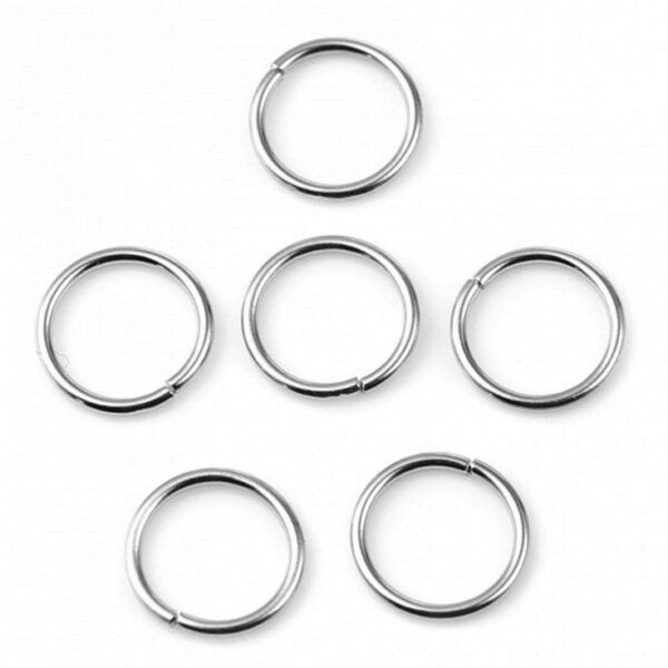 Jump Ring 10mm ( 100 pieces) Silver