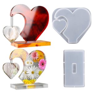 Heart with small love Mold+5 chains
