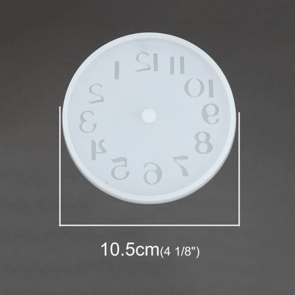Small Clock Mold ( Numbers)