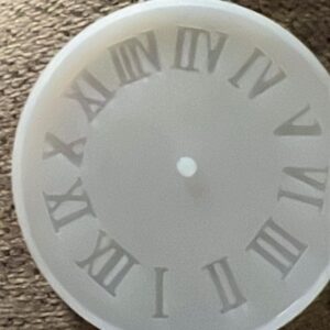 Small Clock Mold (Numerals)