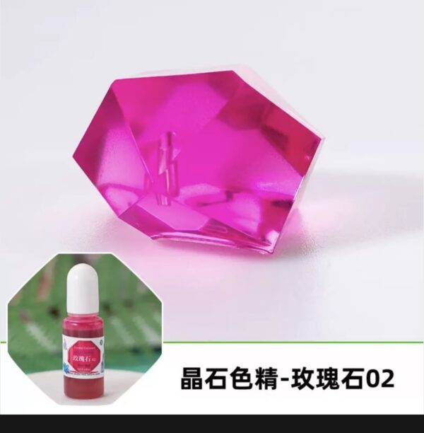 Transparent Color Pigment ( Rose Red)